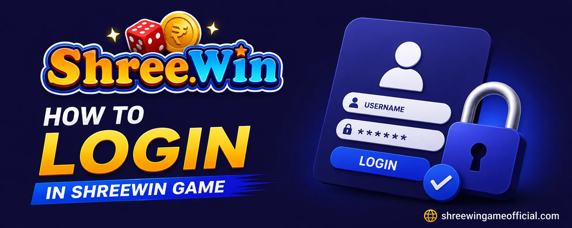 How to log in to Shreewin Game — independent guide banner